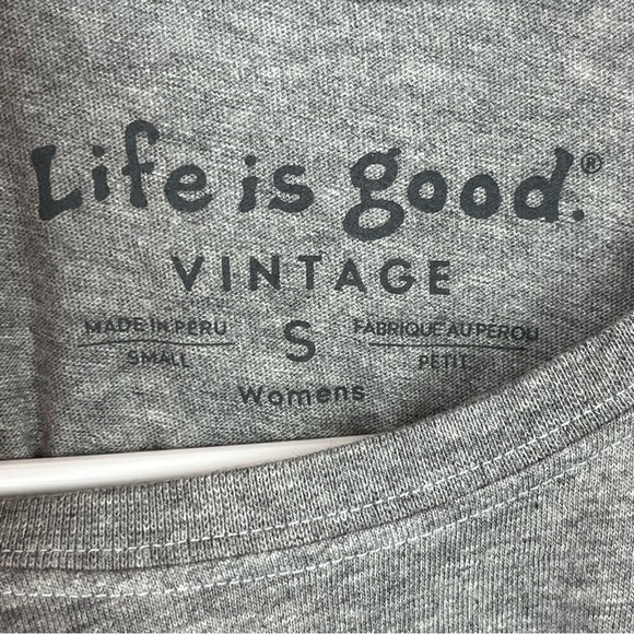 NWT LIFE IS GOOD T-Shirt Gray Foodies Working Together Large - Picture 7 of 14